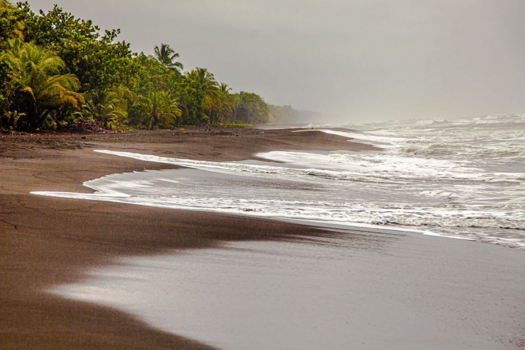 Strand am Biosphere Camp zur Rettung von Meeresschildkröten in Reventazón, Costa Rica / © Foto: Georg Berg