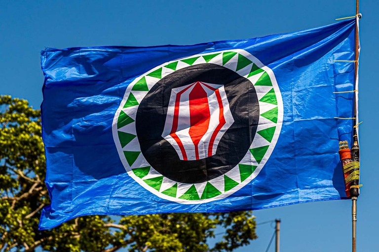 Drapeau de Bougainville / © Photo : Georg Berg