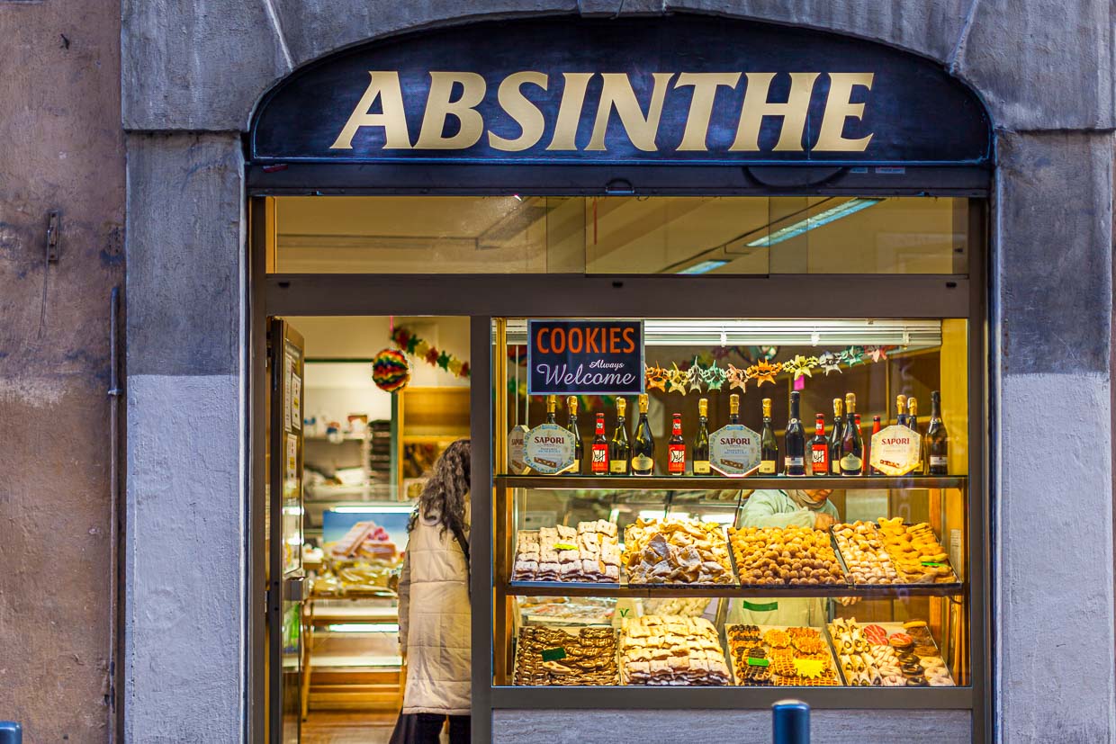 Magasin d'absinthe à Rome / © Photo : Georg Berg