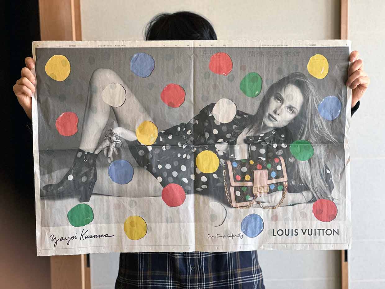 Louis Vuitton : le message secret des pois de l'artiste japonaise Yayoi  Kusama